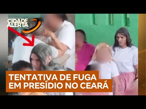 Membros de uma facção criminosa tentaram fugir de presídio disfarçados de mulher