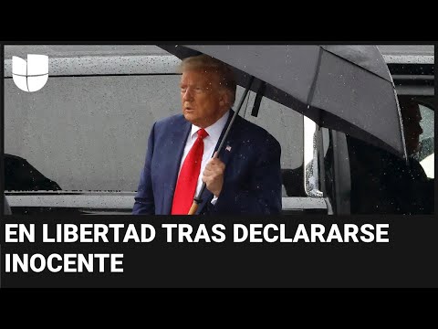 En un minuto: Trump queda en libertad tras declararse inocente en su tercera imputación criminal