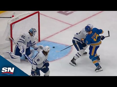 Maple Leafs Surrender A Funky Goal As Puck Goes Off Of Jake McCabes Skate