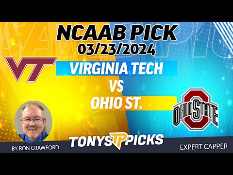 Virginia Tech vs. Ohio State 3/23/2024 FREE College Basketball Picks and Predictions by Ron Crawford