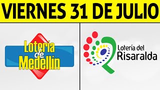 Resultados Lotería de MEDELLIN y RISARALDA Viernes 31 de Julio de 2020 | PREMIO MAYOR ????????????