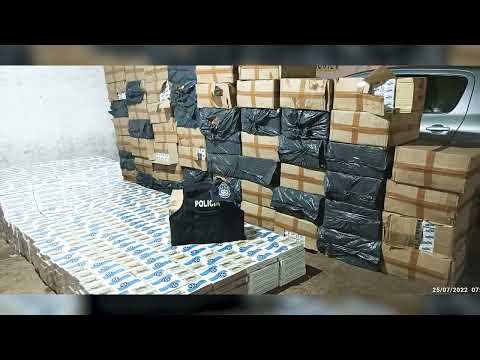 Policía de Artigas incauta 41.460 cajas de cigarrillos de contrabando