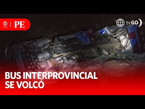 Informan sobre volcadura de bus en Cajamarca | Primera Edición | Noticias Perú