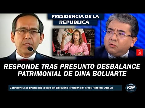 PRESIDENCIA DE LA REPUBLICA RESPONDE TRAS PRESUNTO DESBALANCE PATRIMONIAL DE DINA BOLUARTE