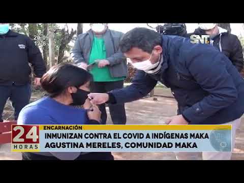 ENCARNACIÓN: Inmunizan contra el COVID a indígenas Maka.