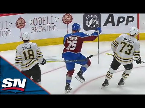 Avalanches Logan OConnor Strips Puck And Finishes Top Shelf vs. Bruins