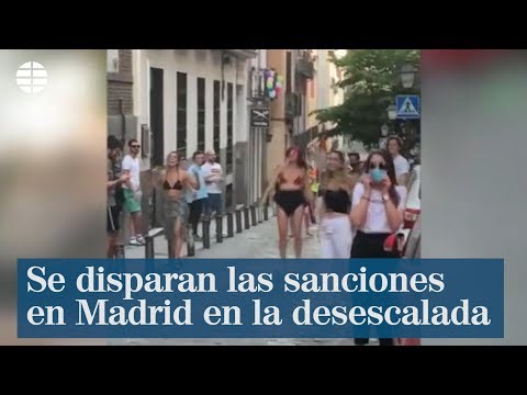 Se disparan las sanciones en Madrid