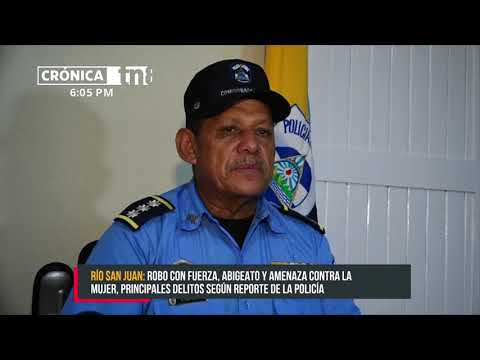 Policía de Río San Juan pone tras las rejas a varios delincuentes - Nicaragua
