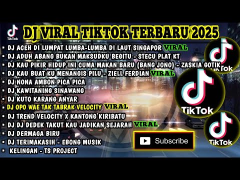DJ VIRAL TIKTOK TERBARU 2025 | DJ ACEH, DI LUMPAT LUMBA-LUMBA | ADUH ABANG - STECU | BANG JONO