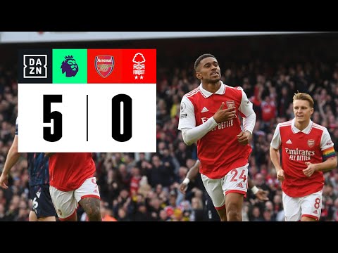 Arsenal vs Nottingham Forest (5-0) | Resumen y goles | Highlights Premier League