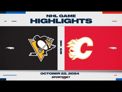 NHL Highlights | Penguins vs. Flames - October 22, 2024