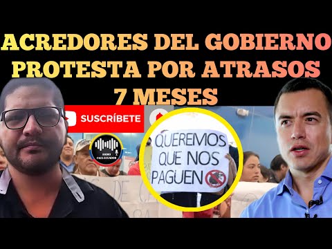 ACREDORES DEL GOBIERNO SIGUEN LAS PROTESTAS EXIGIENDO MÁS DE 7 MESES IMPAGOS NOTICIAS RFE TV
