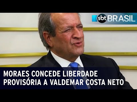 Moraes concede liberdade provisória a Valdemar Costa Neto, presidente do PL | SBT Brasil (10/02/24)