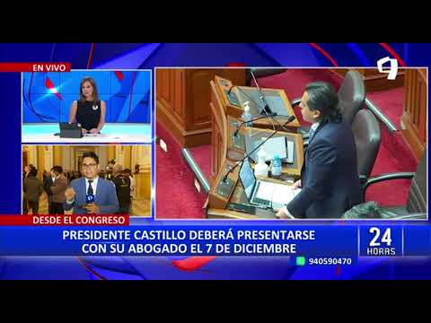 Congreso admite tercera moción de vacancia presidencial contra Pedro Castillo (2/2)