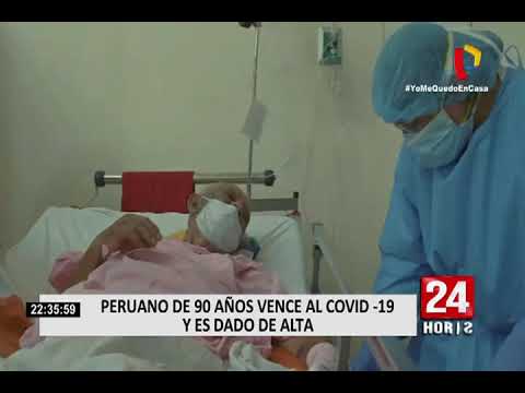 Hombre de 90 años es el primer peruano de mayor edad en vencer al coronavirus