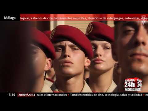 Noticia - La cadete Borbón Ortiz recibe el sable oficial del Ejército