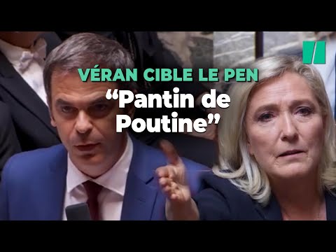 Olivier Véran qualifie Marine Le Pen de pantin de Poutine, le RN crie au scandale