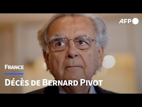 Mort du présentateur et écrivain Bernard Pivot à l'âge de 89 ans | AFP