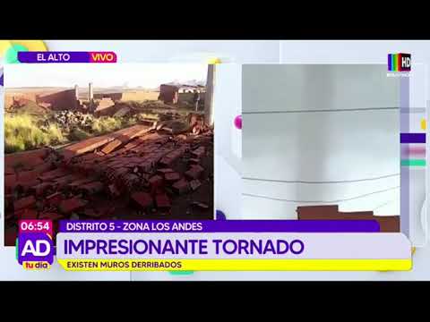 Destrozos y sustos: Lo que el tornado causó