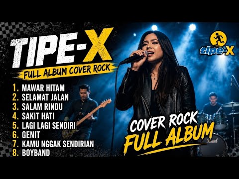 FULL ALBUM TIPE-X Cover Rock 🎸 Mawar Hitam, Selamat Jalan, Salam Rindu