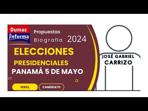 Conociendo al candidato presidencial José Gabriel Carrizo