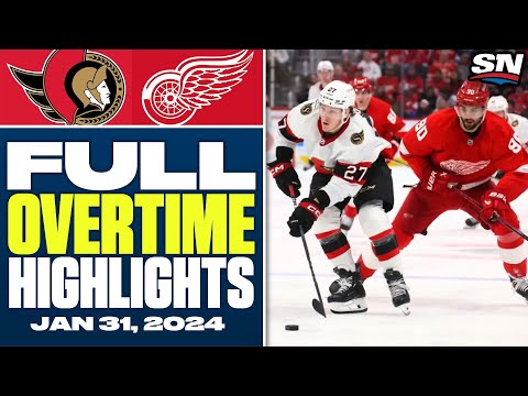 Senators at Red Wings | FULL Overtime Highlights - January 31, 2024