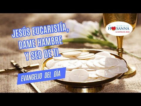 Jesús Eucaristía, dame hambre y sed de Ti #Evangelio?DeHoy, Domingo 4 Agosto 2024 #PadreJohn #FH