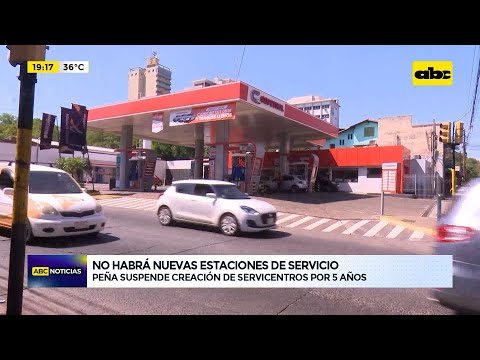Santiago Peña suspende la creación de nuevas estaciones de servicios por 5 años
