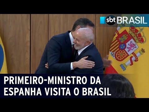 Lula recebe nesta tarde (6) o primeiro-ministro espanhol Pedro Sánchez | SBT Brasil (06/03/24)