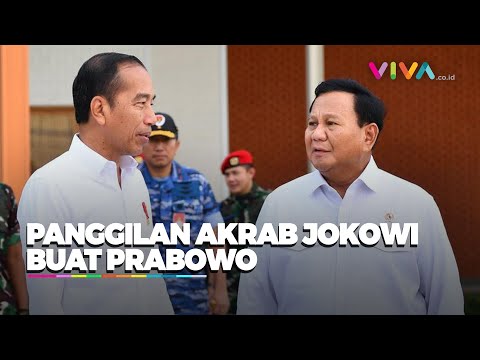 Makin Mesra, Prabowo Ungkap Panggilan Akrab Jokowi untuk Dirinya
