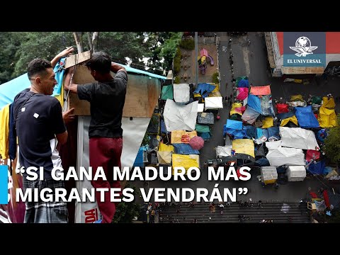 “El pai?s se va a quedar solo si gana Maduro”, dice migrante venezolano