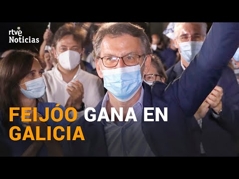 FEIJÓO GANA en GALICIA con MAYORÍA ABSOLUTA por cuarta vez y PODEMOS se HUNDE I RTVE NOTICIAS