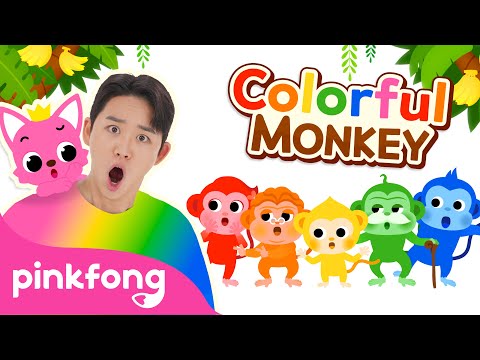 🐒ColorfulMonkeyBananaDance