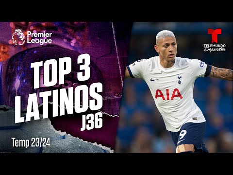 Richarlison encabeza el top 3 de latinos de la Jornada 36 | Premier League | Telemundo Deportes