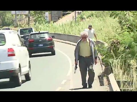 Adulto mayor de 78 años es uno de los primeros romeros
