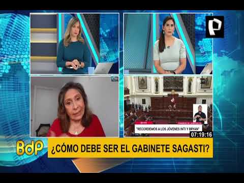 Zenaida Solís: debemos tener calma para esperar al nuevo Gabinete
