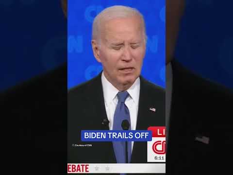 Joe Biden trailed off while answering a question about the border...