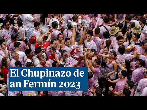 Así ha sido el Chupinazo de San Fermín 2023 con el presidente de Osasuna, Luis Sabalza