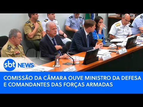 Ao vivo: comissão da Câmara ouve ministro da Defesa e comandantes das Forças Armadas