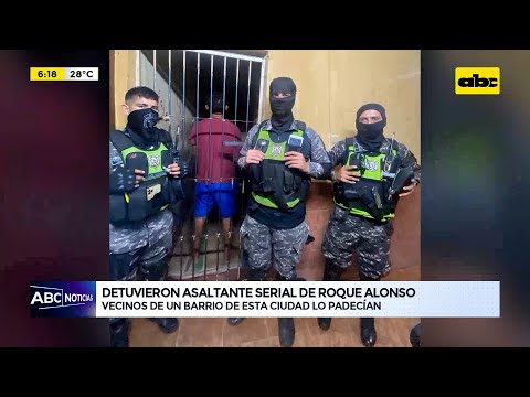 Detuvieron asaltante serial de Mariano Roque Alonso