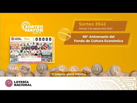 SORTEO MAYOR NO. 3942: Celebrando el 90 Aniversario del Fondo de Cultura Económica