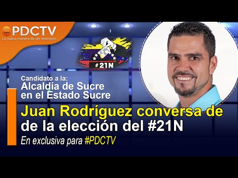 Candidato Juan Rodríguez conversa sobre las Elecciones del #21N