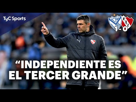 JULIO VACCARI en CONFERENCIA de PRENSA tras quedar ELIMINADO de la COPA ARGENTINA ante VÉLEZ