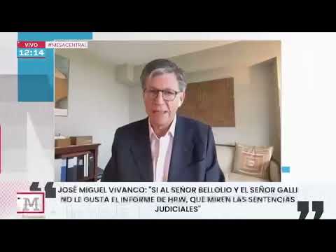 ??José Miguel Vivanco de Human Rights Watch, dice No hay Presos Políticos en Chile??