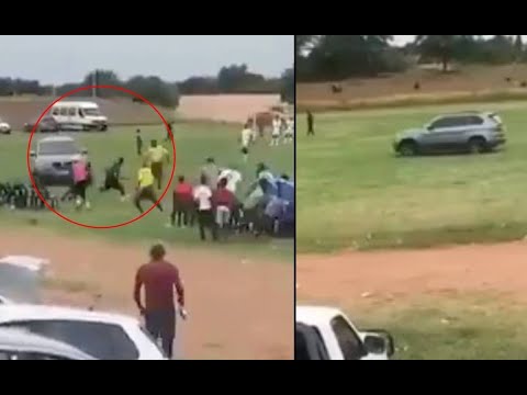 Sudafricano intentó atropellar a un árbitro