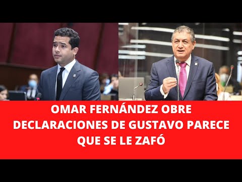 OMAR FERNÁNDEZ OBRE DECLARACIONES DE GUSTAVO PARECE QUE SE LE ZAFÓ