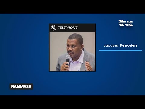 RANMASE || Entèvansyon Jacques Desrosier sou prensip ak etik nan egzèsis metye jounalis la.