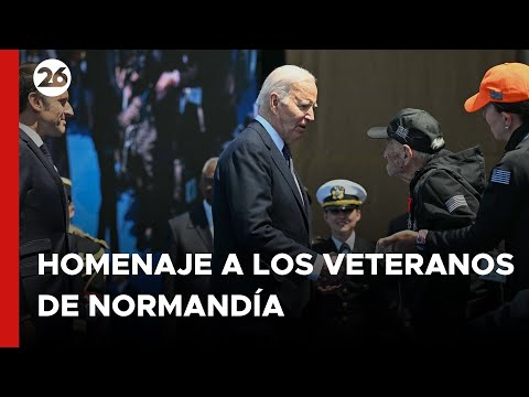 ZELENSKI, BIDEN y MACRON homenajearon los veteranos de NORMANDÍA | #26Global