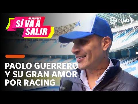 Sí va a salir: Paolo Guerrero demuestra su gran amor por Racing y los hinchas le agradecen (HOY)