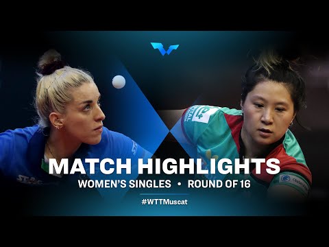 Table Tennis 🥍 Debora Vivarelli vs Jieni Shao | WS | WTT Contender Muscat 2022 (R16)